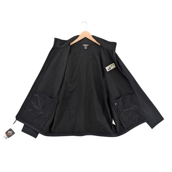 Core 365 TKH Security Jacket Mens Black Full Zip Fleece Lined Zip Pockets Size L - Picture 3 of 10